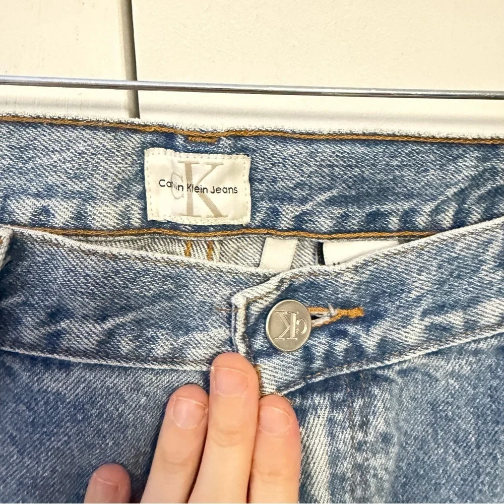 Calvin Klein Vintage Easy Fit Jeans Men’s 38x34 Light Wash Classic Denim